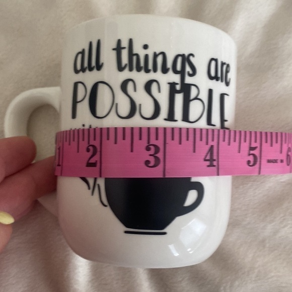 All Things Are Possible With Coffee | Coffee Mug - Picture 6 of 8